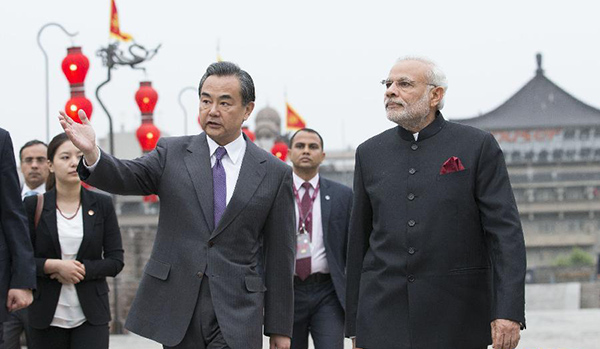 西安举办入城仪式迎接莫迪--劳动报