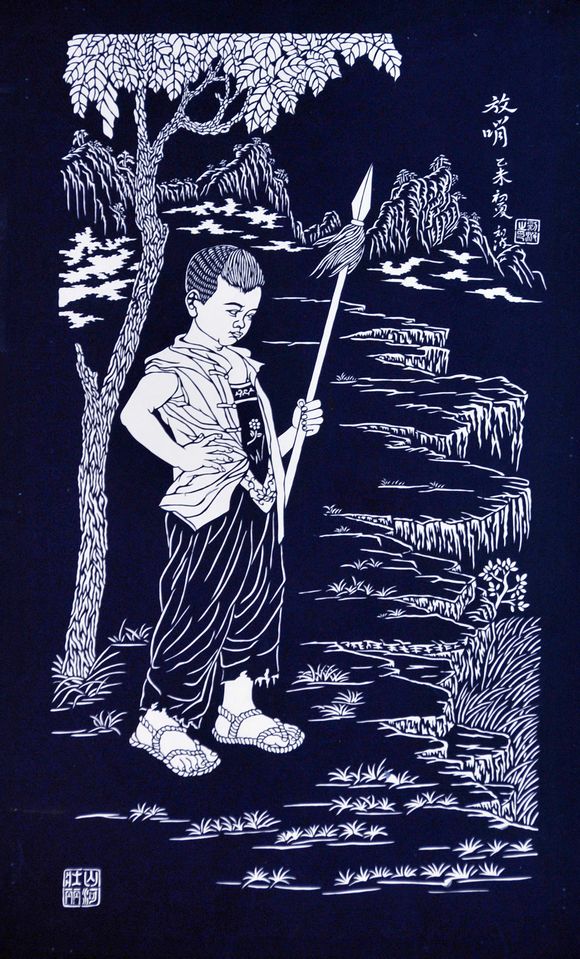 上海文联-“纪念中国人民抗日战争暨世界反法西斯战争胜利70周年--2015“全国剪纸名家精品展”开展