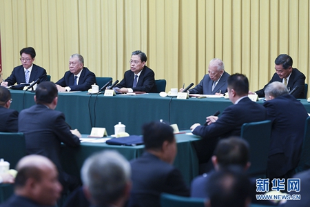 汪洋王沪宁赵乐际韩正分别看望出席全国政协十